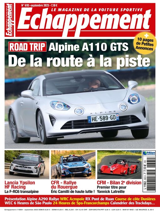 Title details for Echappement by Editions Lariviere SAS - Available